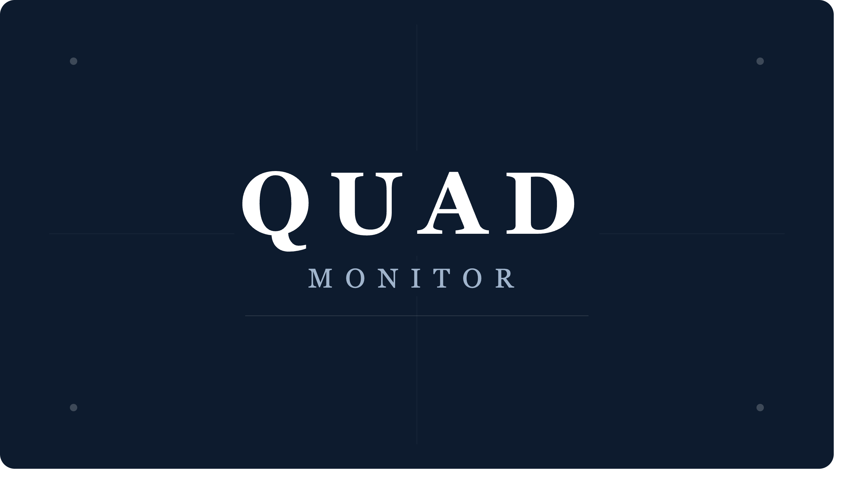 Quad Monitor splash screen